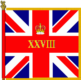 [Queen's Colour of 28th Regiment of Foot, ca. 1800]